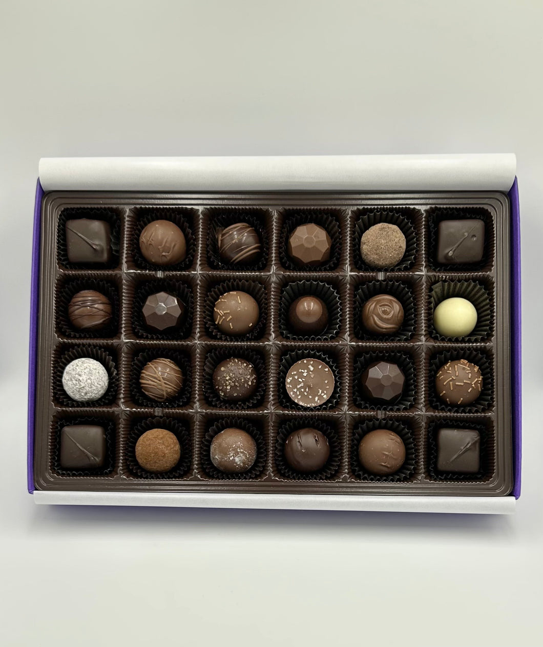 3/4 lb. Gift Box of Assorted Truffles and Caramels