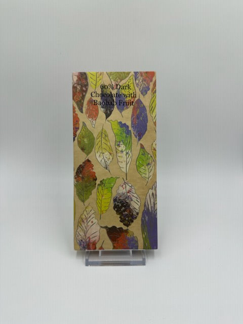 Swiss Dark Chocolate Bar with Baobab Fruit