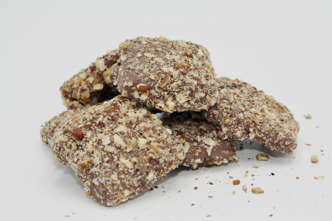 Swiss Milk Chocolate Pecan Toffee
